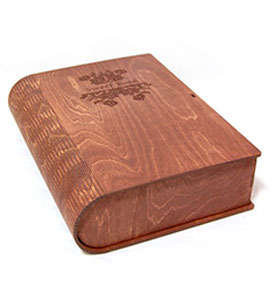 Производство коробок-книг из дерева